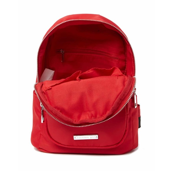 Madden Girl Nylon Sling Bag Red NWT - Picture 5 of 6